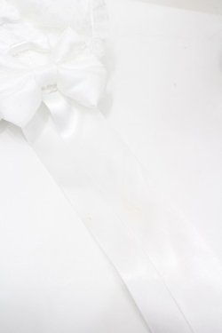 画像4: metamorphose / Dramatic Jewel ハーフボンネット  白 I-26-02-25-104-ME-AC-TE-ZI