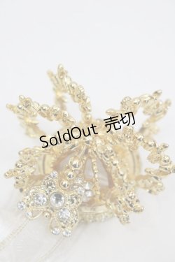画像3: BABY,THE STARS SHINE BRIGHT / 蝶王冠ヘッドドレス  ゴールドＸ白 I-26-02-25-107-BA-AC-SA-ZI