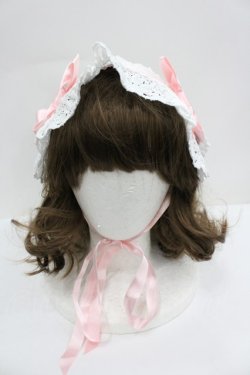 画像2: BABY,THE STARS SHINE BRIGHT / うさくみゃヘッドドレス  ピンクＸ白 I-26-02-25-108-BA-AC-SA-ZI