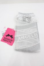 画像1: Angelic Pretty / ストライプキャンディクルー丈ソックス  シルバー I-26-02-25-121-AP-ZA-SA-ZI (1)
