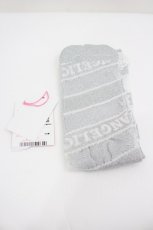 画像2: Angelic Pretty / ストライプキャンディクルー丈ソックス  シルバー I-26-02-25-121-AP-ZA-SA-ZI (2)