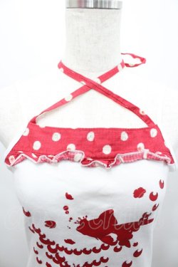 画像3: PUTUMAYO / 金魚シルエットキャミ  白Ｘ赤 I-26-02-25-015-PT-TO-SA-ZI