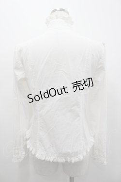 画像3: PUTUMAYO / 立ち襟長袖ブラウス  白 I-26-02-25-020-PT-BL-SA-ZI