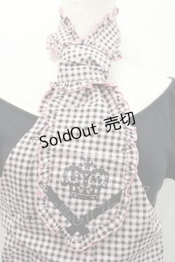 画像2: PUTUMAYO / ギンガムチェックベスト&半袖カットソーセット  ピンクチェックＸ黒 I-26-02-25-021-PT-TO-SA-ZI