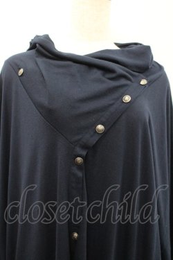 画像2: ALGONQUINS / ドレープロングカーディガン  紺 I-26-02-25-022-AL-TO-SA-ZI