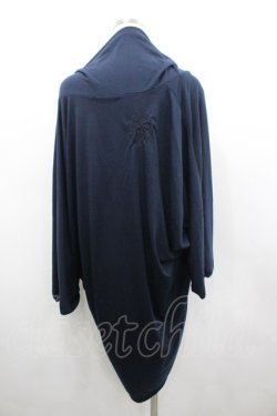 画像3: ALGONQUINS / ドレープロングカーディガン  紺 I-26-02-25-022-AL-TO-SA-ZI