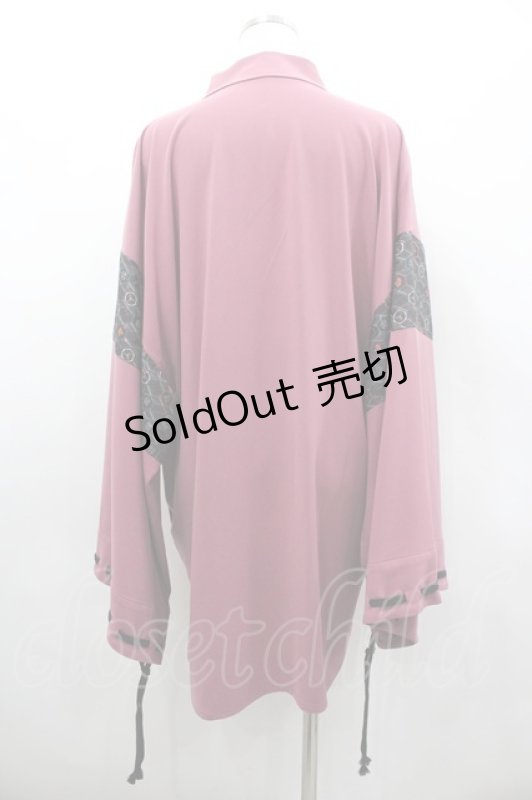 画像2: AXES-X / 小紋柄羽織 L ピンク I-26-02-28-033-LO-TO-SA-ZI (2)