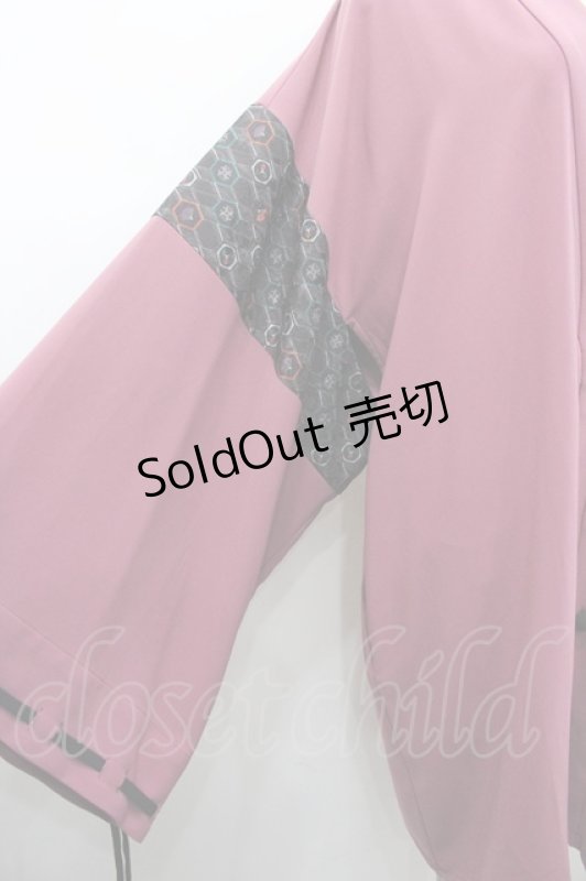 画像3: AXES-X / 小紋柄羽織 L ピンク I-26-02-28-033-LO-TO-SA-ZI (3)