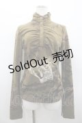 Ozz Croce / 鳥プリントハイネックトップス  ブラウン I-26-02-28-036-OO-TO-SA-ZI