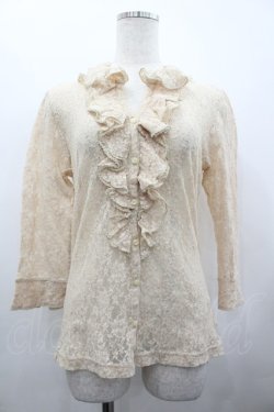 画像1: INGEBORG / レース総柄ブラウス  ベージュ I-26-02-28-042-LO-BL-SA-ZI