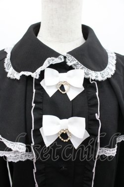 画像3: Secret Honey / ケープブラウス 2 黒 I-26-02-28-004-CA-BL-TE-ZI