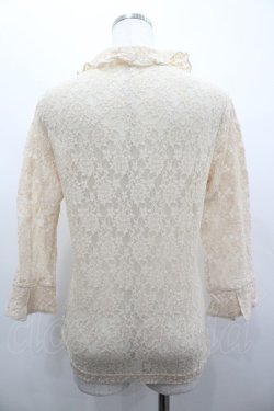 画像2: INGEBORG / レース総柄ブラウス  ベージュ I-26-02-28-042-LO-BL-SA-ZI