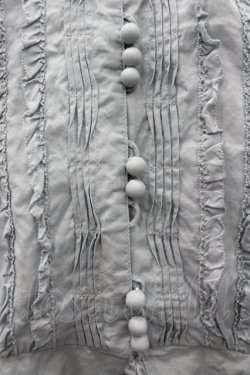 画像3: INGEBORG / ピコフリルピンタックブラウス  サックス I-26-02-28-044-LO-BL-SA-ZI