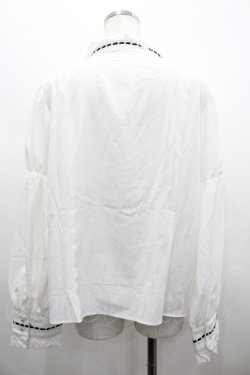 画像2: Eri Aino's Collection / シャーロットの水曜日ブラウス 4L 白 I-26-02-28-005-PU-BL-SA-ZI