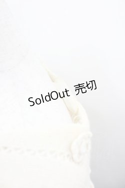 画像4: PINK HOUSE / カメリアモチーフニットセーラー襟トップス  生成り I-26-02-28-048-LO-TO-SA-ZI