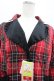 画像3: Eri Aino's Collection / シャーロットの水曜日ジャケット 4L 赤チェック I-26-02-28-061-PU-JA-SA-ZI (3)