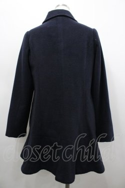 画像2: Ank Rouge / ビジューボタンコート  ネイビー I-26-02-28-067-CA-CO-SA-ZI