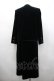 画像2: INGEBORG / 別珍リボンパールボタンジャケット&別珍スカートセットアップ  黒Ｘゴールド I-26-02-28-068-LO-JA-SA-ZI (2)