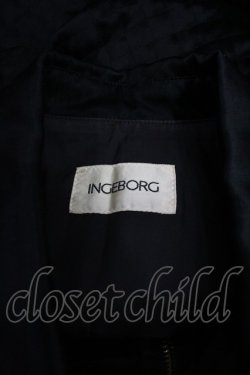 画像4: INGEBORG / リボンキルティングジャケット  黒 I-26-02-28-069-LO-JA-SA-ZI