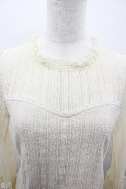 画像3: Amavel / レース切替トップス  アイボリー I-26-02-28-007-CA-TO-SA-ZI