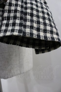 画像5: INGEBORG / チェックダブルボタンジャケット  黒Ｘ白 I-26-02-28-071-LO-JA-SA-ZI