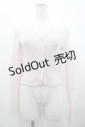 MILK / パウダーカーデ  ピンク I-26-02-28-008-ML-TO-SA-ZI