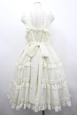 画像2: metamorphose / ピンタックティアードジャンパースカート(プラスサイズ)  生成り I-26-02-28-073-ME-OP-TE-ZI