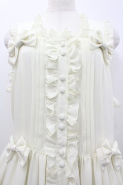 画像3: metamorphose / ピンタックティアードジャンパースカート(プラスサイズ)  生成り I-26-02-28-073-ME-OP-TE-ZI