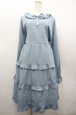 画像1: FCL / ティアードワンピース 3L サックス I-26-02-28-074-LO-OP-SA-ZI