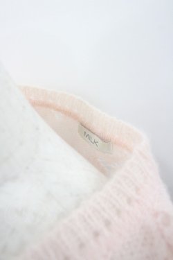画像3: MILK / パウダーカーデ  ピンク I-26-02-28-008-ML-TO-SA-ZI