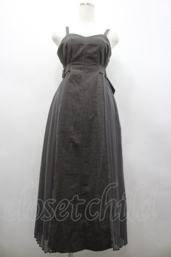 画像1: LOLITAその他(お買取対象外) / チェック&プリーツ切替ジャンパースカート  グレー I-26-02-28-079-LO-OP-SA-ZI