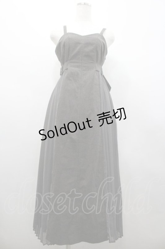 画像1: LOLITAその他(お買取対象外) / チェック&プリーツ切替ジャンパースカート  グレー I-26-02-28-079-LO-OP-SA-ZI (1)