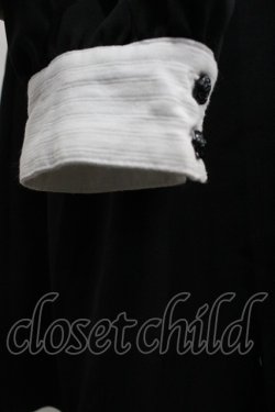 画像4: EATME / ピンタックシャツワンピース S 黒Ｘ白 I-26-02-28-080-LO-OP-SA-ZI