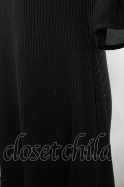 画像3: Ank Rouge / ハイネックニットロングワンピース  黒 I-26-02-28-082-CA-AC-SA-ZI