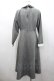 画像2: an another angelus / クレリックダブルカラータイ付きワンピース  グレー I-26-02-28-085-CA-OP-SA-ZI (2)