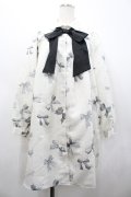 Ank Rouge / Favorite Ribbonシャツワンピース M アイボリー I-26-02-28-088-CA-OP-TE-ZI