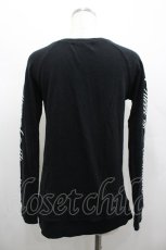 画像2: Katie / Q.O.A crew neck  黒Ｘ白 I-26-02-28-010-LO-TO-SA-ZI (2)