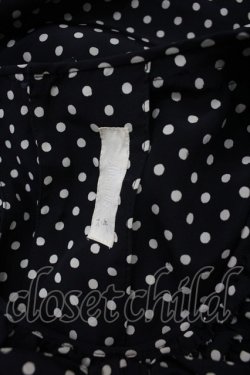 画像3: PINK HOUSE / リボンドット半袖ワンピース  黒Ｘ白 I-26-02-28-097-LO-OP-SA-ZI