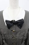 画像3: INGEBORG / ドット長袖ワンピース  黒Ｘアイボリー I-26-02-28-099-LO-OP-SA-ZI (3)