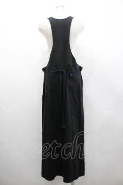 画像2: INGEBORG / ポケットデザインジャンパースカート  黒 I-26-02-28-103-LO-OP-SA-ZI