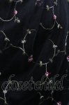 画像3: LOLITAその他(お買取対象外) / フラワー刺繍チュールスカート  黒 I-26-02-28-106-LO-SK-SA-ZI (3)