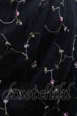 画像3: LOLITAその他(お買取対象外) / フラワー刺繍チュールスカート  黒 I-26-02-28-106-LO-SK-SA-ZI (3)