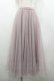 画像1: axes femme / ロングチュールスカート  ピンク I-26-02-28-109-AX-SK-SA-ZI (1)