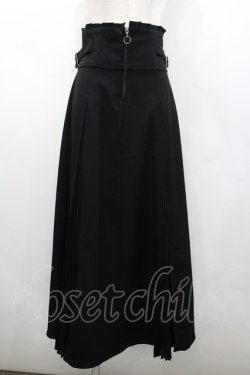 画像1: axes femme / センタージップロングスカート M 黒 I-26-02-28-110-AX-SK-SA-ZI