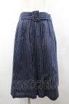 画像1: axes femme / ストライプスカート  ネイビーＸ白 I-26-02-28-113-AX-SK-SA-ZI (1)