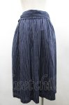 画像2: axes femme / ストライプスカート  ネイビーＸ白 I-26-02-28-113-AX-SK-SA-ZI (2)