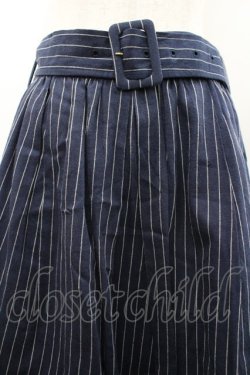 画像3: axes femme / ストライプスカート  ネイビーＸ白 I-26-02-28-113-AX-SK-SA-ZI