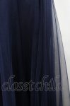画像3: axes femme / ロングチュールスカート M ネイビー I-26-02-28-114-AX-SK-SA-ZI (3)