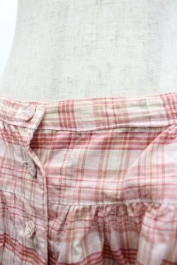 画像3: PINK HOUSE / チェックサイドリボンスカート  ピンクチェック I-26-02-28-117-LO-SK-SA-ZI