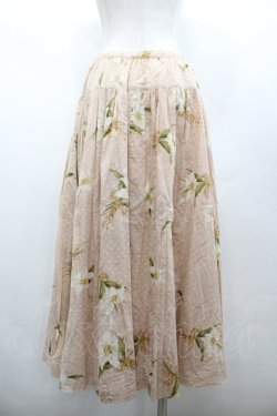 画像2: INGEBORG / 百合ドットスカート  ピンクＸ白 I-26-02-28-118-LO-SK-SA-ZI